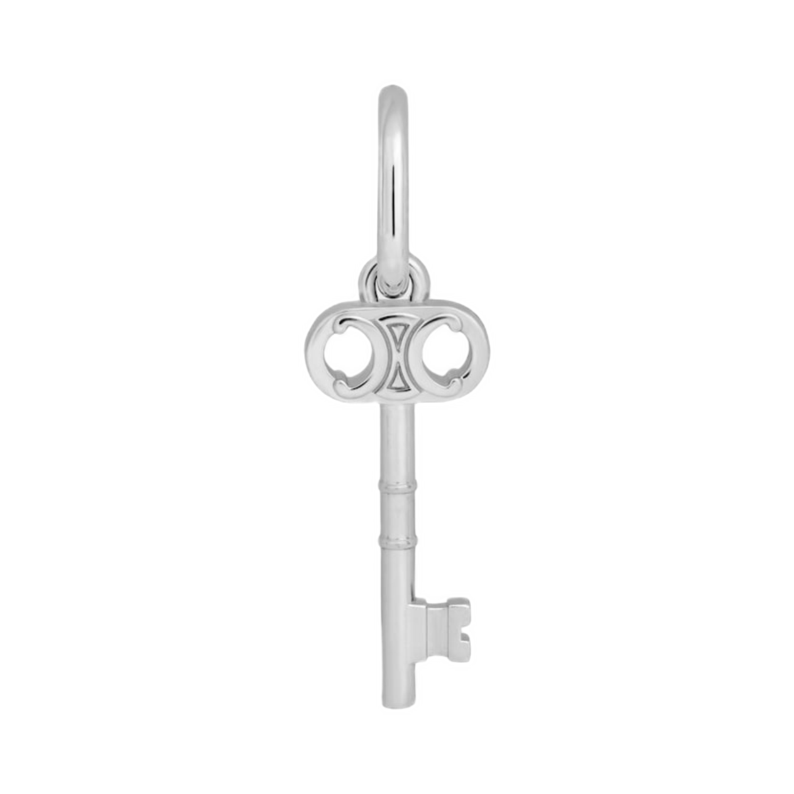 셀린느 참 트리옹프 키 브래스 로듐 피니쉬 실버