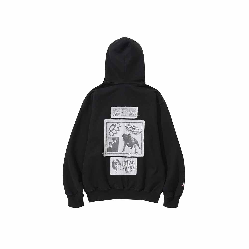 애프터매스 패치 집 후디 블랙(Aftermath Patch Zip Hoodie Black) - 3