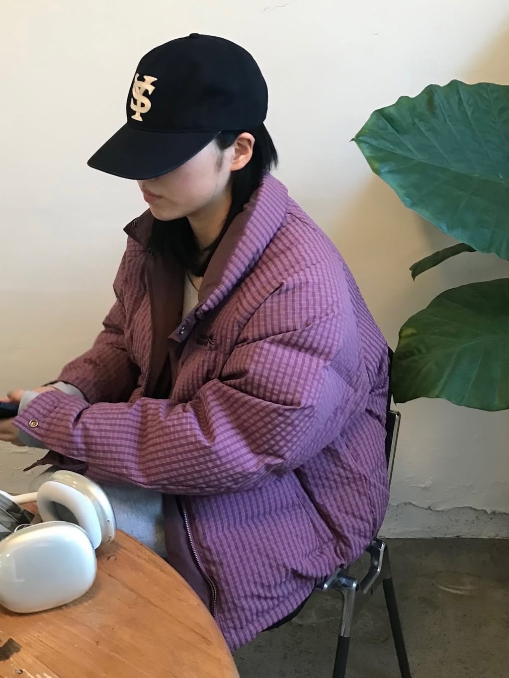 Sunday Ceremony Sy Logo 5 Panel Cotton Cap - Navy 착용 스타일 - 5