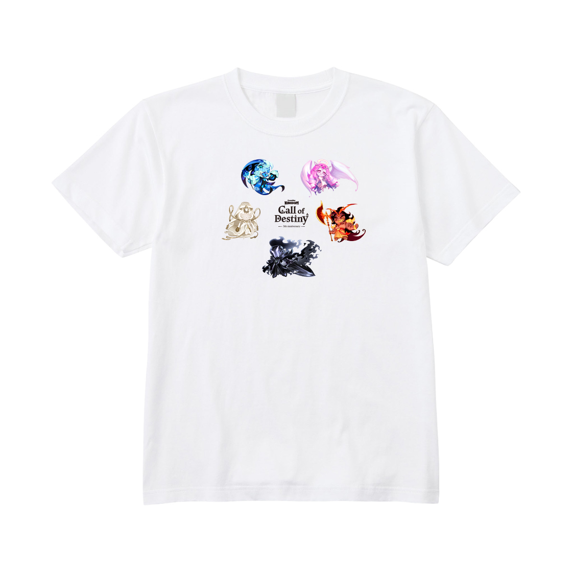 [2/1, 일] 커스텀 티셔츠 - 운명의 집결(쿠키런: 킹덤 5주년 팬 페스티벌)([2/1, Sun] CUSTOM T-SHIRT  - Call of Destiny (COOKIERUN: KINGDOM 5th FAN FESTIVAL))