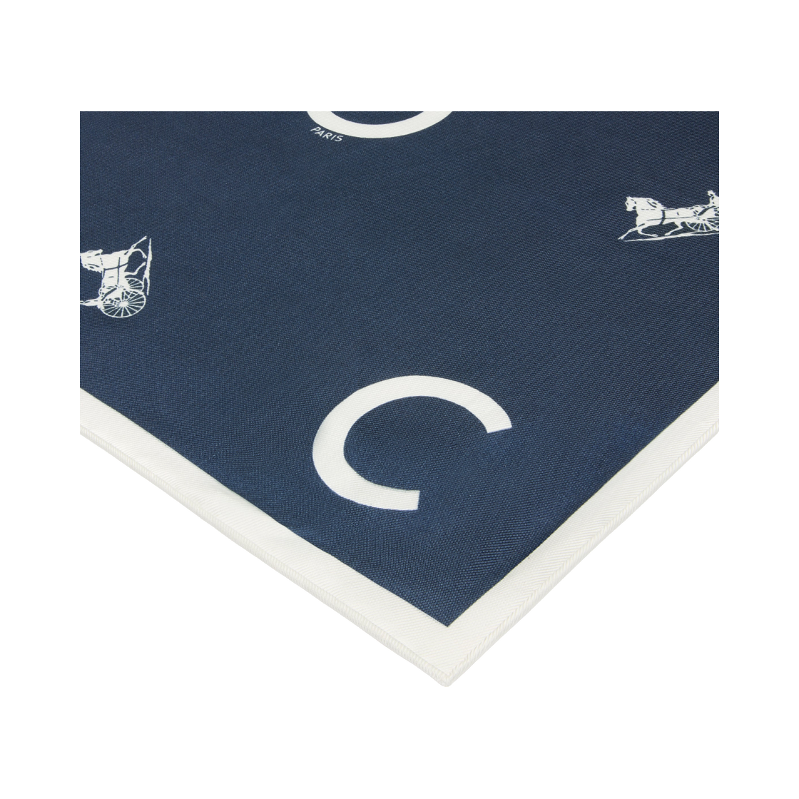 셀린느 스퀘어 실크 트윌 네이비 블루(Celine Square In Silk Twill Navy Blue) - 3