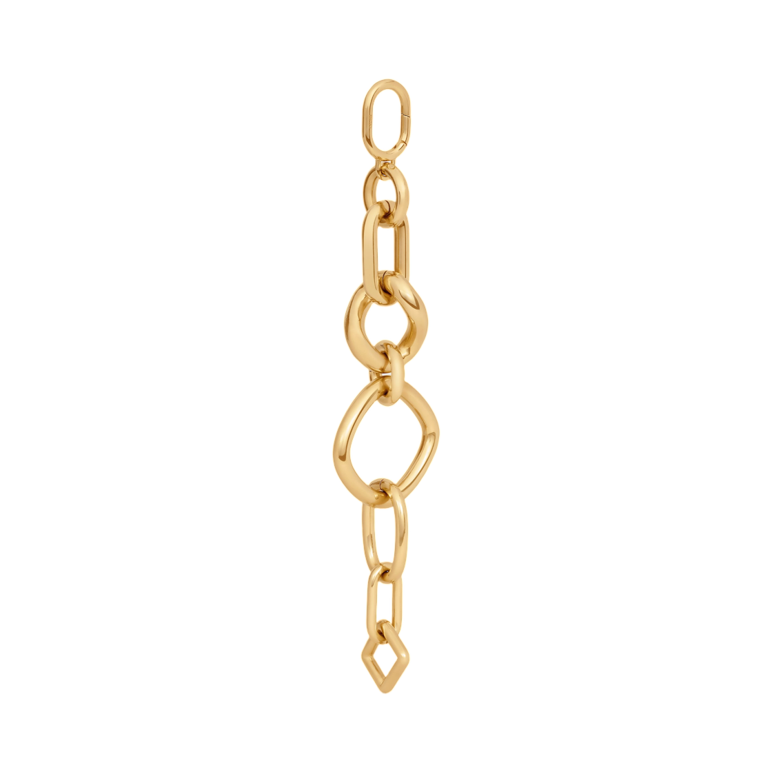 셀린느 참 모던 청키 구르메트 브래스 골드 피니쉬 골드(Celine Charms Modern Chunky Gourmette In Brass with Gold Finish Gold) - 2