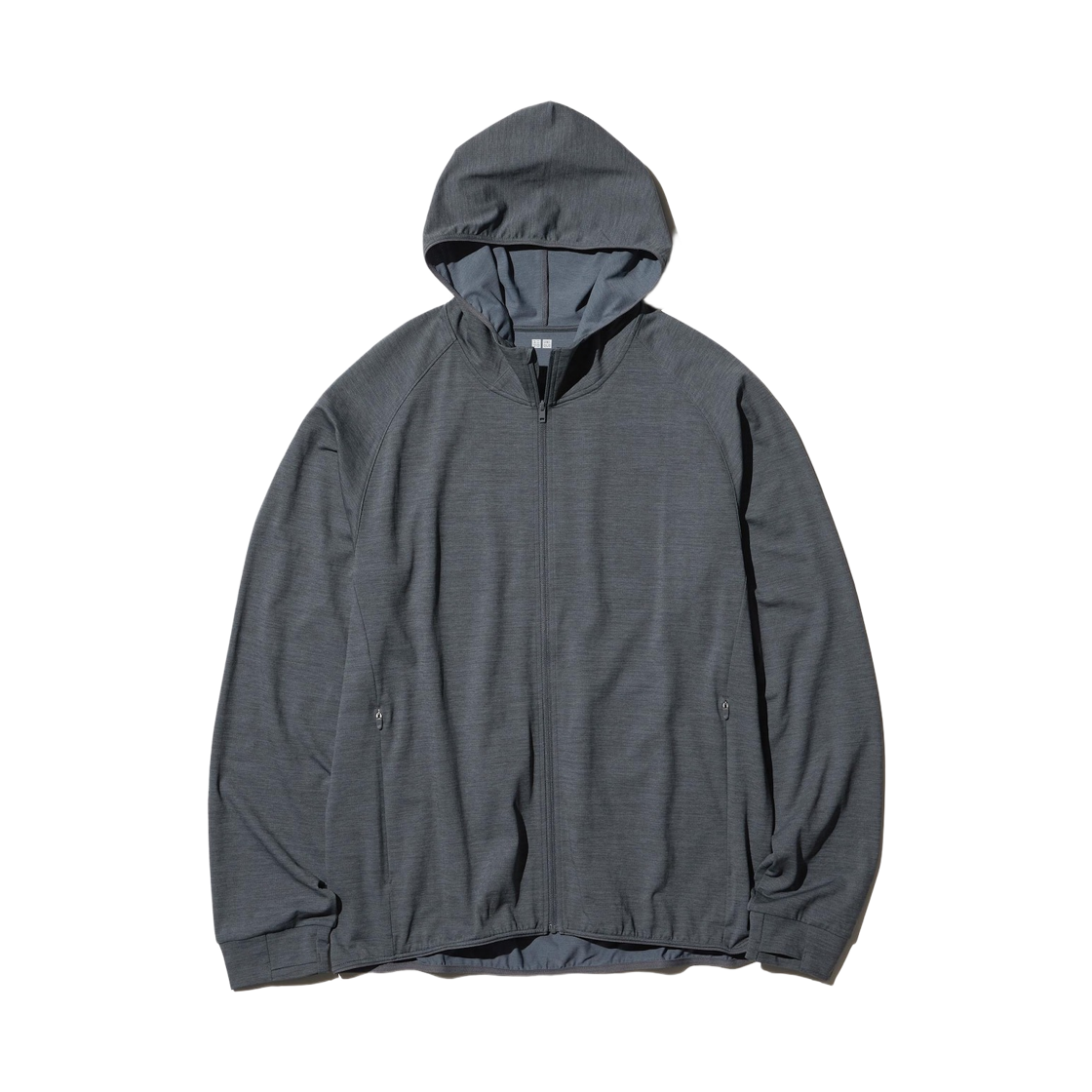 유니클로 드라이 EX UV 프로텍션 풀집 후드 다크 그레이 - JP(Uniqlo Dry EX UV Protection Full Zip Hoodie Dark Gray - JP)