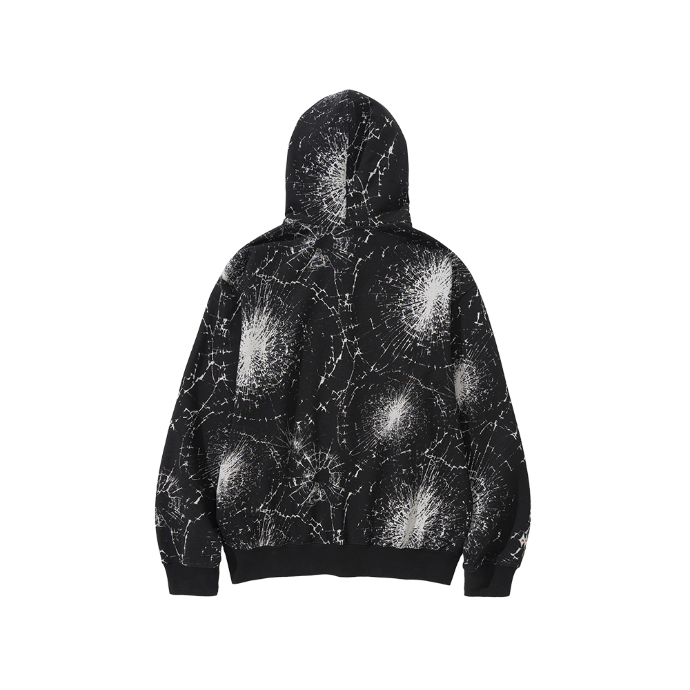 애프터매스 글래스 집 후디 블랙(Aftermath Glass Zip Hoodie Black) - 3