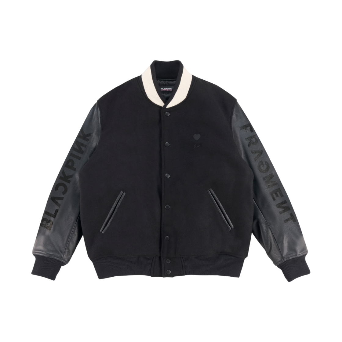 프라그먼트 x 블랙핑크 스타디움 자켓 블랙(Fragment x Blackpink Stadium Jacket Black)
