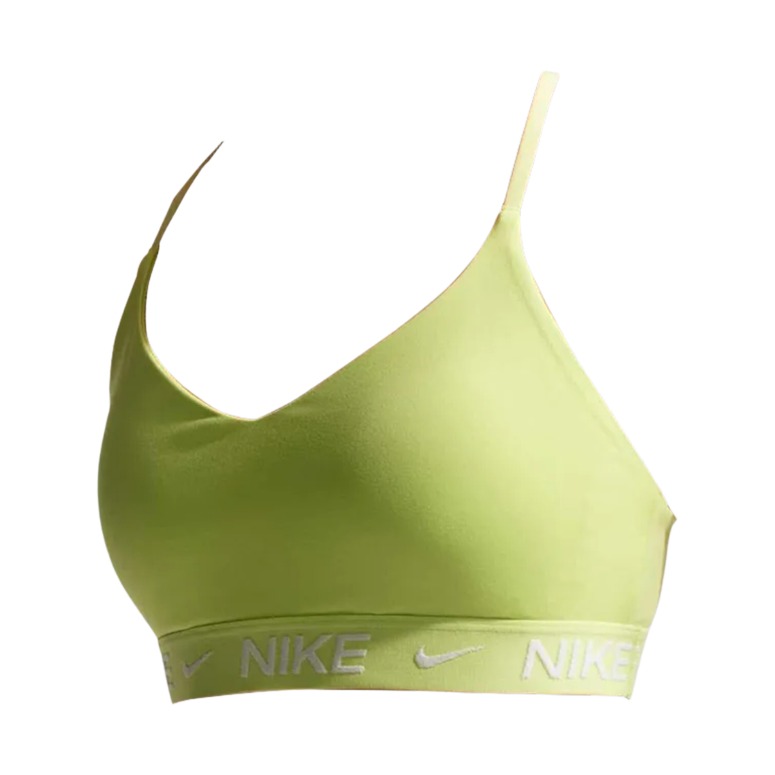 FD1063-736 (W) Nike Indy Light Support Padded Adjustable Sports Bra Light Lemon Twist - Asia