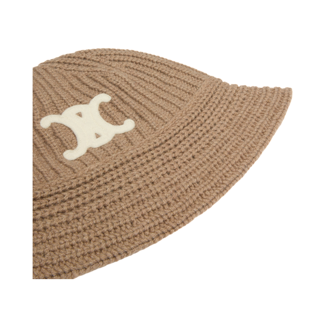 셀린느 트리옹프 클로시 비니 캐시미어 카멜(Celine Triomphe Cloche Beanie In Cashmere Camel) - 3