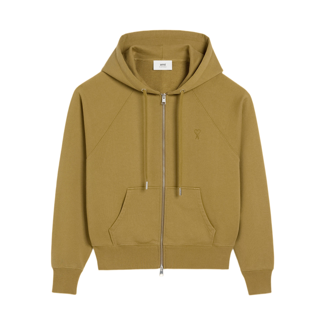 아미 토날 아미 드 하트 후드 하바나(AMI Tonal Ami De Coeur Hoodie Havana)