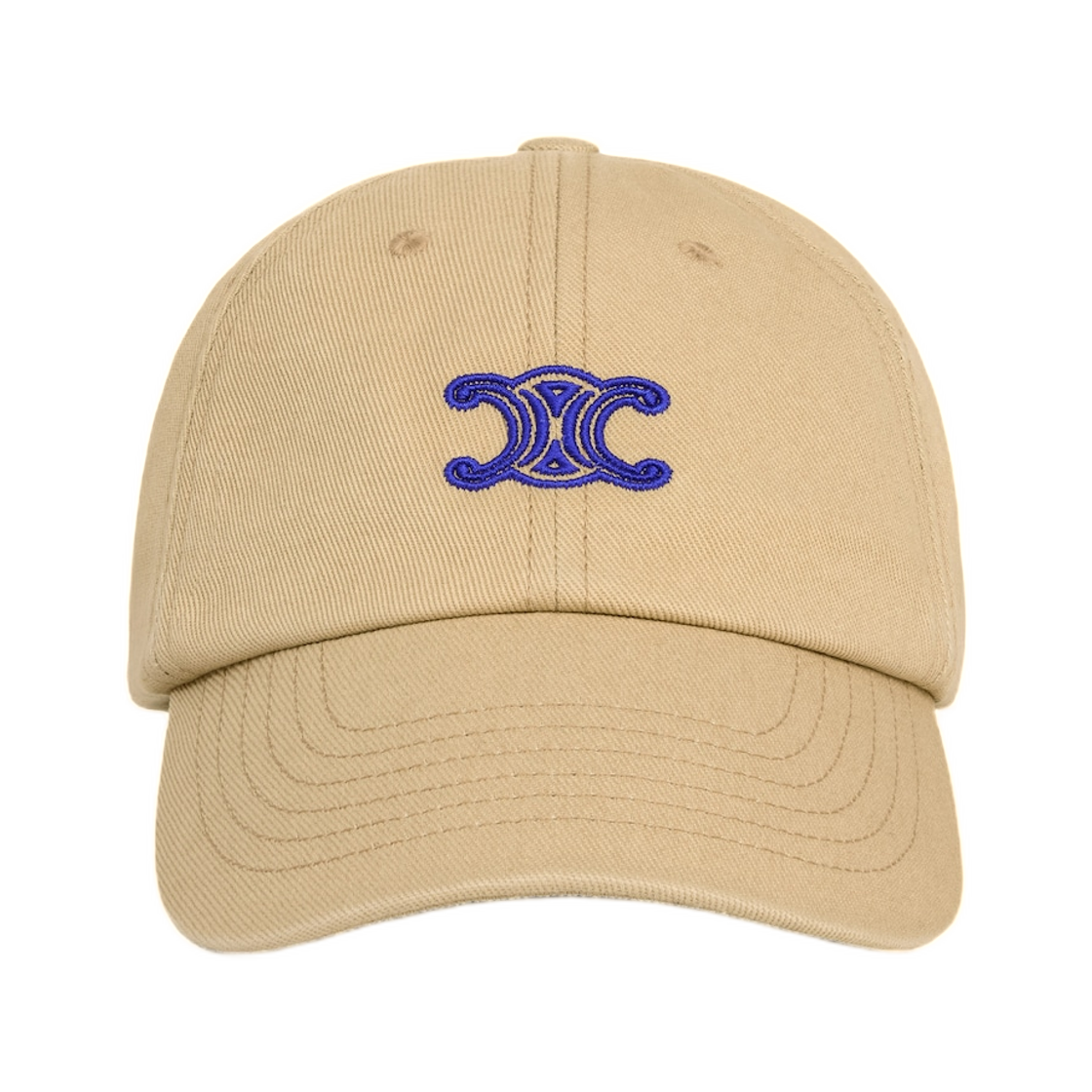 셀린느 비비안 캡 코튼 트윌 베이지 블루(Celine Vivienne Cap In Cotton Twill Beige Blue) - 2