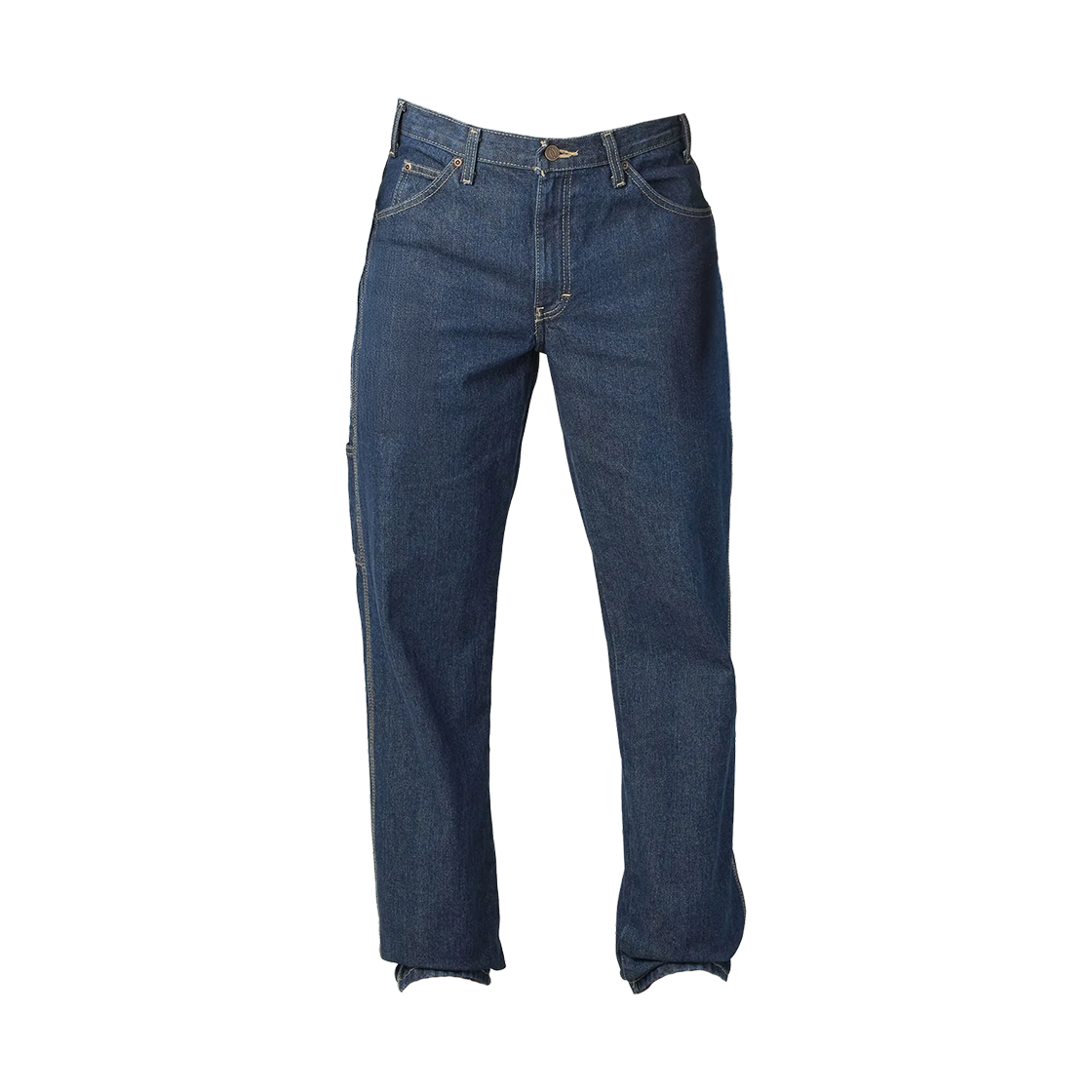 DK001993RNB Dickies Relaxed Fit Heavyweight Carpenter Jeans Rinsed Indigo Blue