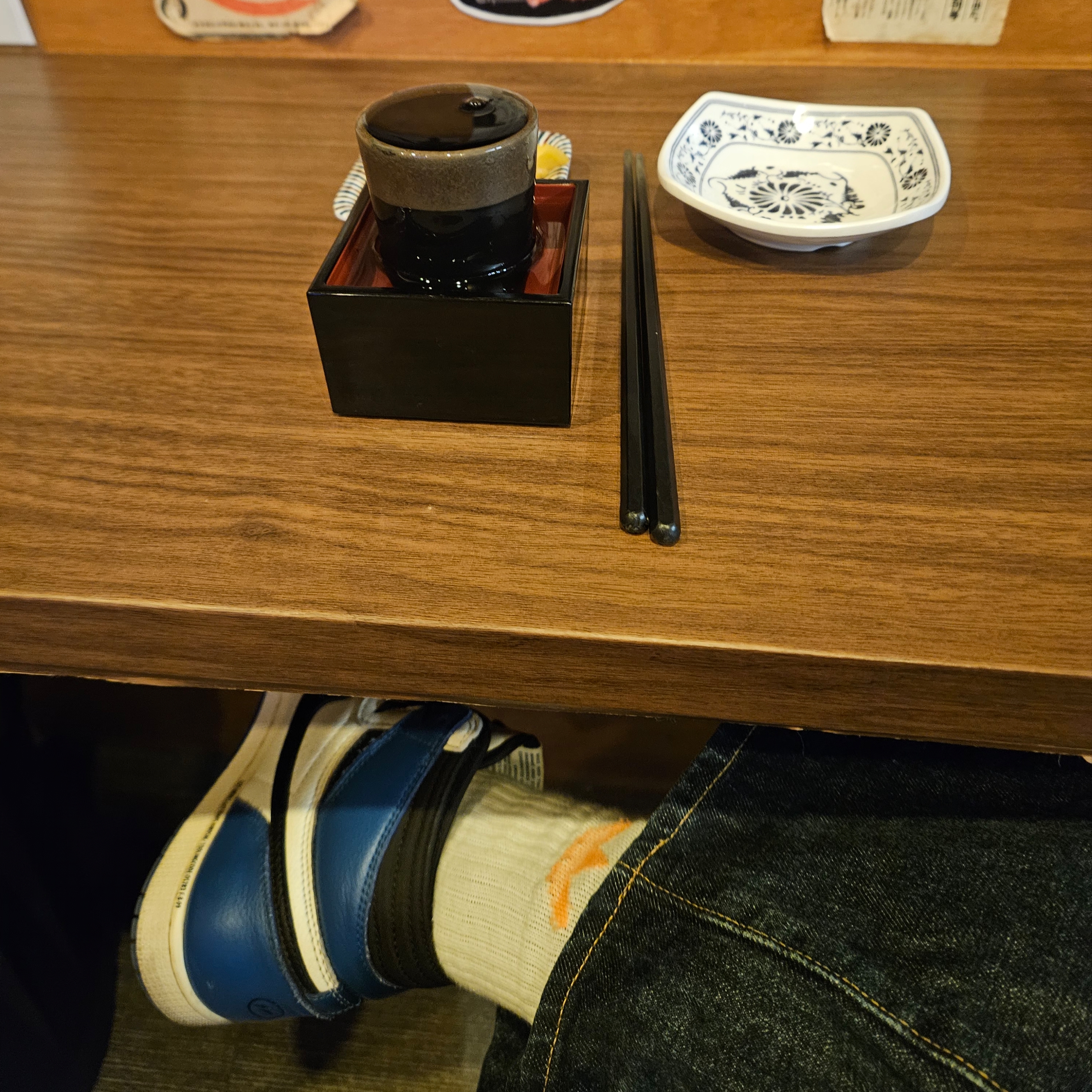 Jordan 1 x Travis Scott x Fragment Retro High OG SP Military Blue 착용 스타일