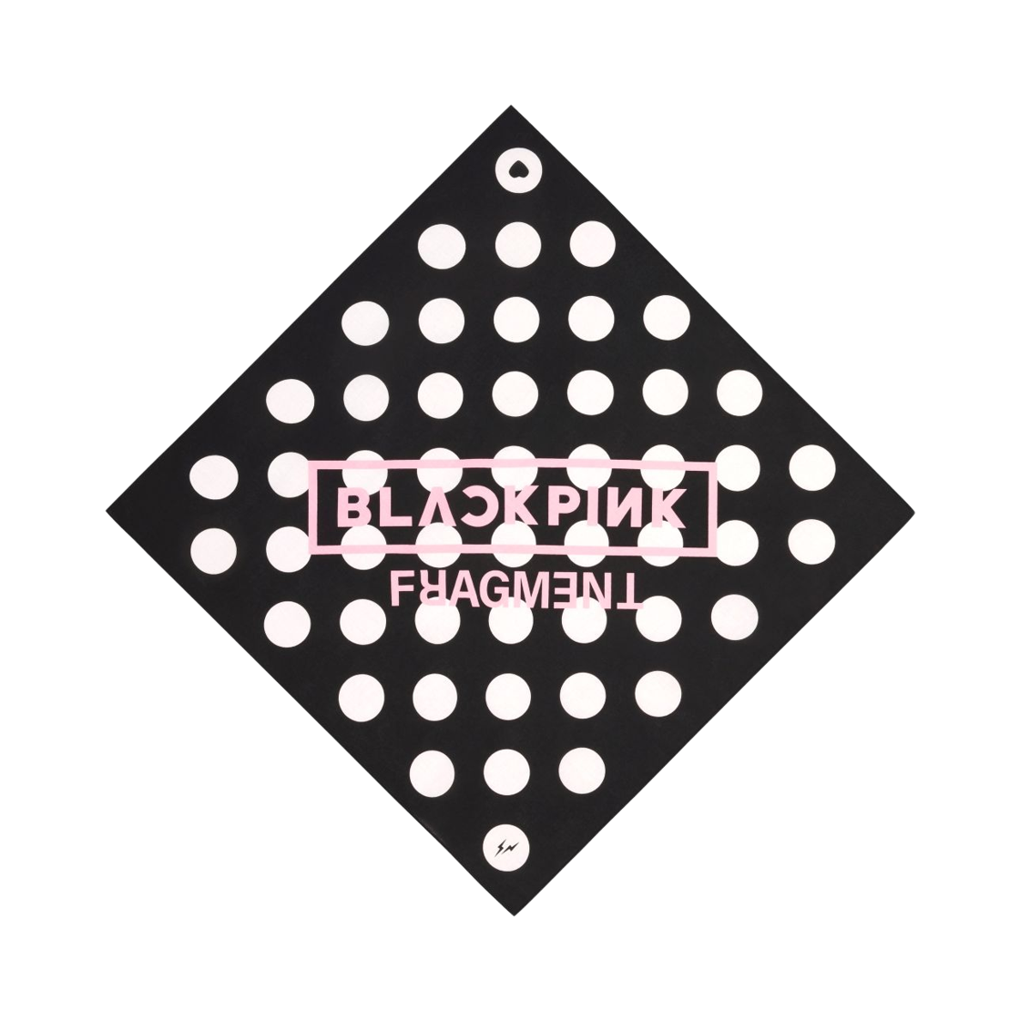 프라그먼트 x 블랙핑크 반다나 블랙(Fragment x Blackpink Bandana Black)