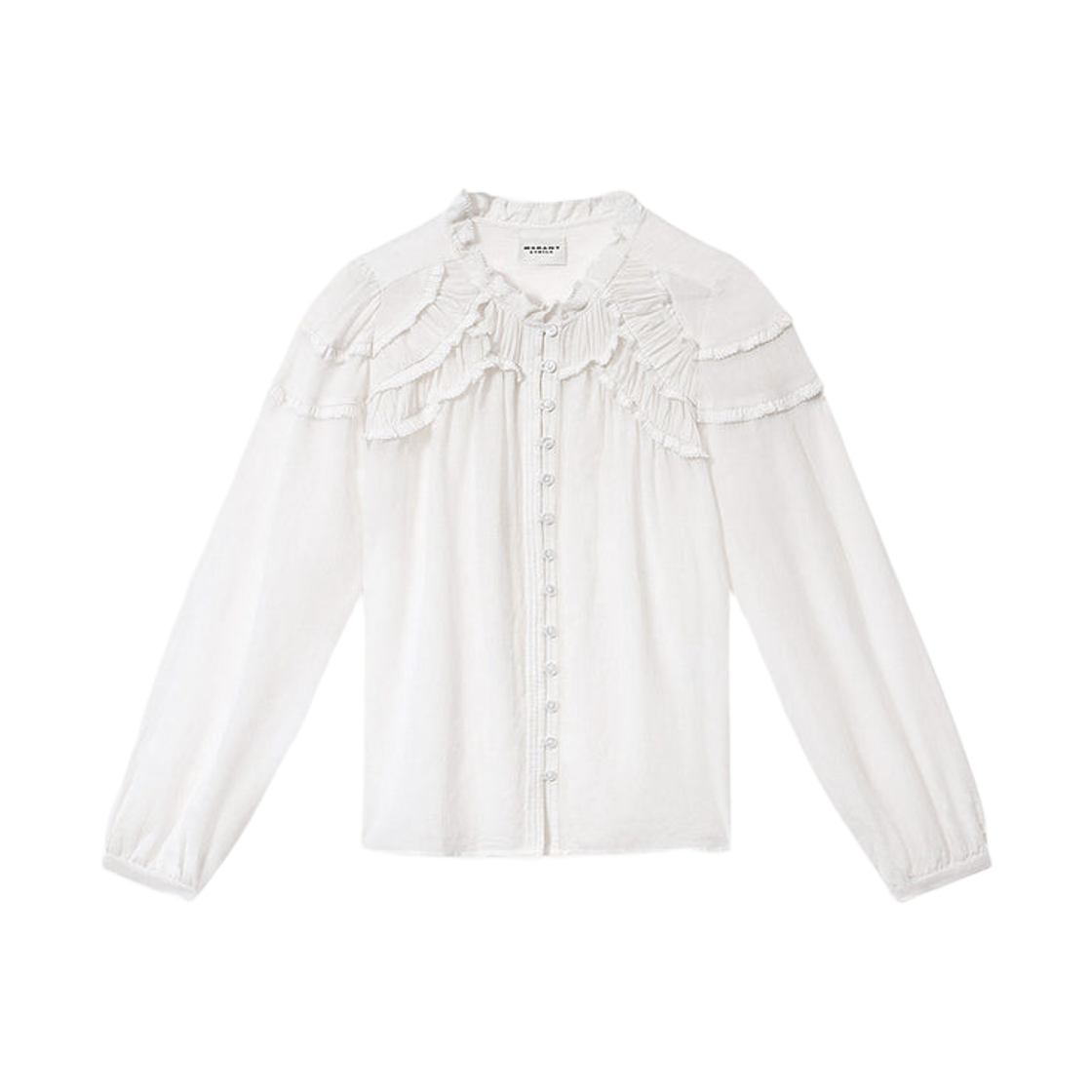HT0681FB-B3J04E-20WH (W) Isabel Marant Christa Top White - 25FW