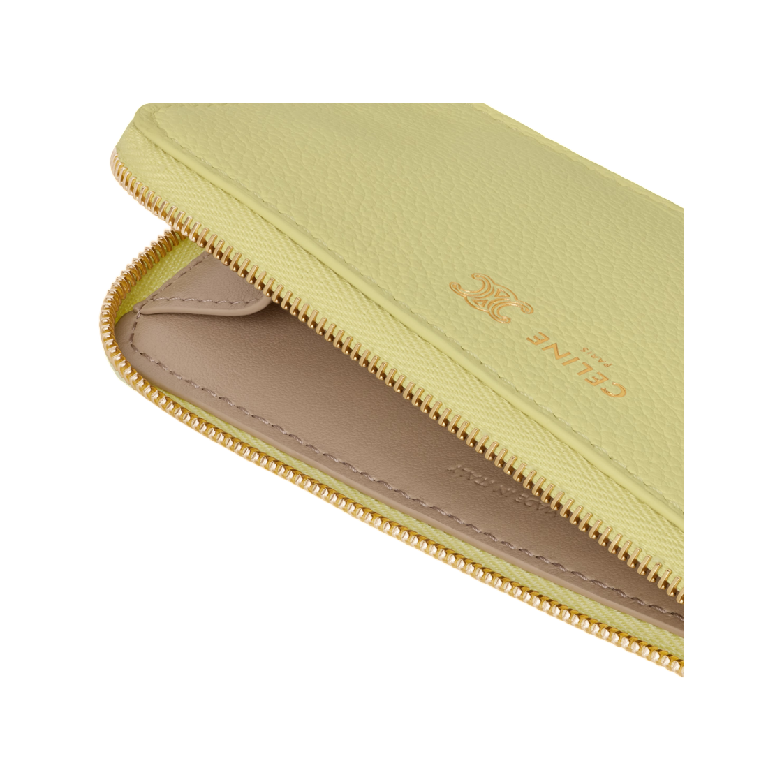 셀린느 롱 지퍼 카드 홀더 서플 그레인드 카프스킨 시트러스 사파리(Celine Long Zipped Card Holder In Supple Grained Calfskin Citrus Safari) - 2
