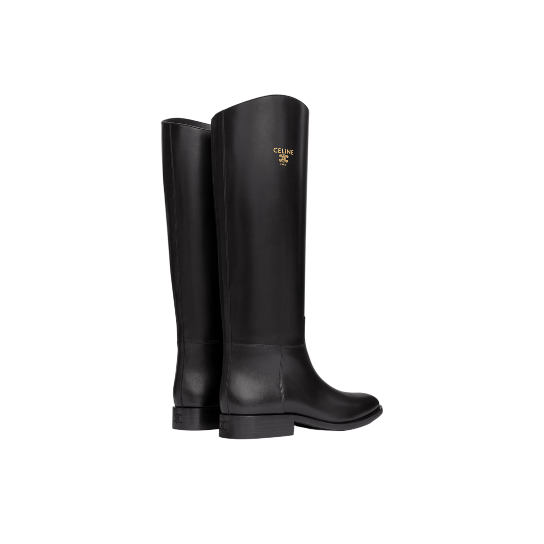 (W) 셀린느 아나이스 라이딩 부츠 카프스킨 블랙((W) Celine Anais Riding Boot In Calfskin Black) - 3