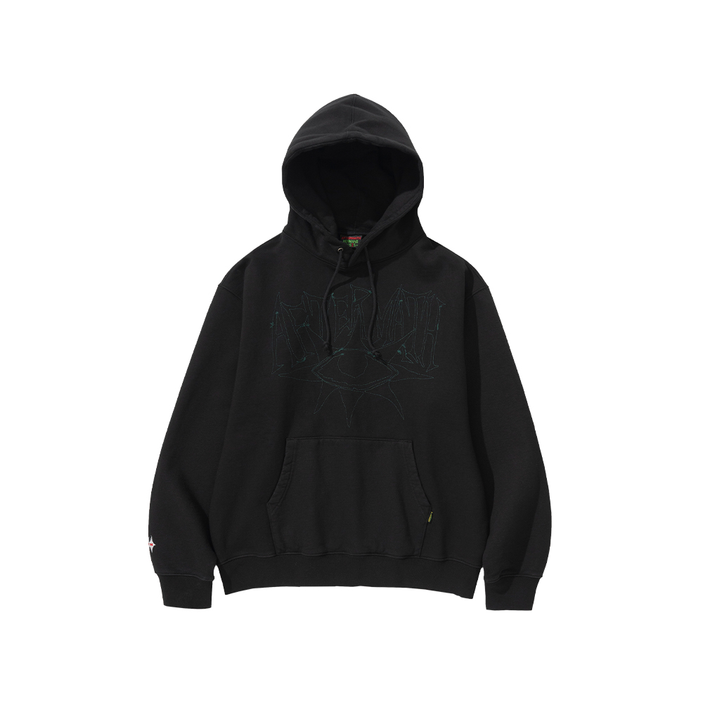 애프터매스 스티치 후디 블랙(Aftermath Stitch Hoodie Black) - 2