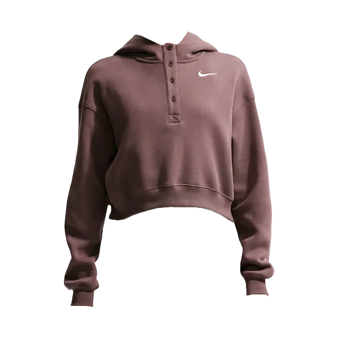 IF0259-502 (W) Nike Phoenix Fleece Oversized Crop Hoodie Tattoo Sail - Asia