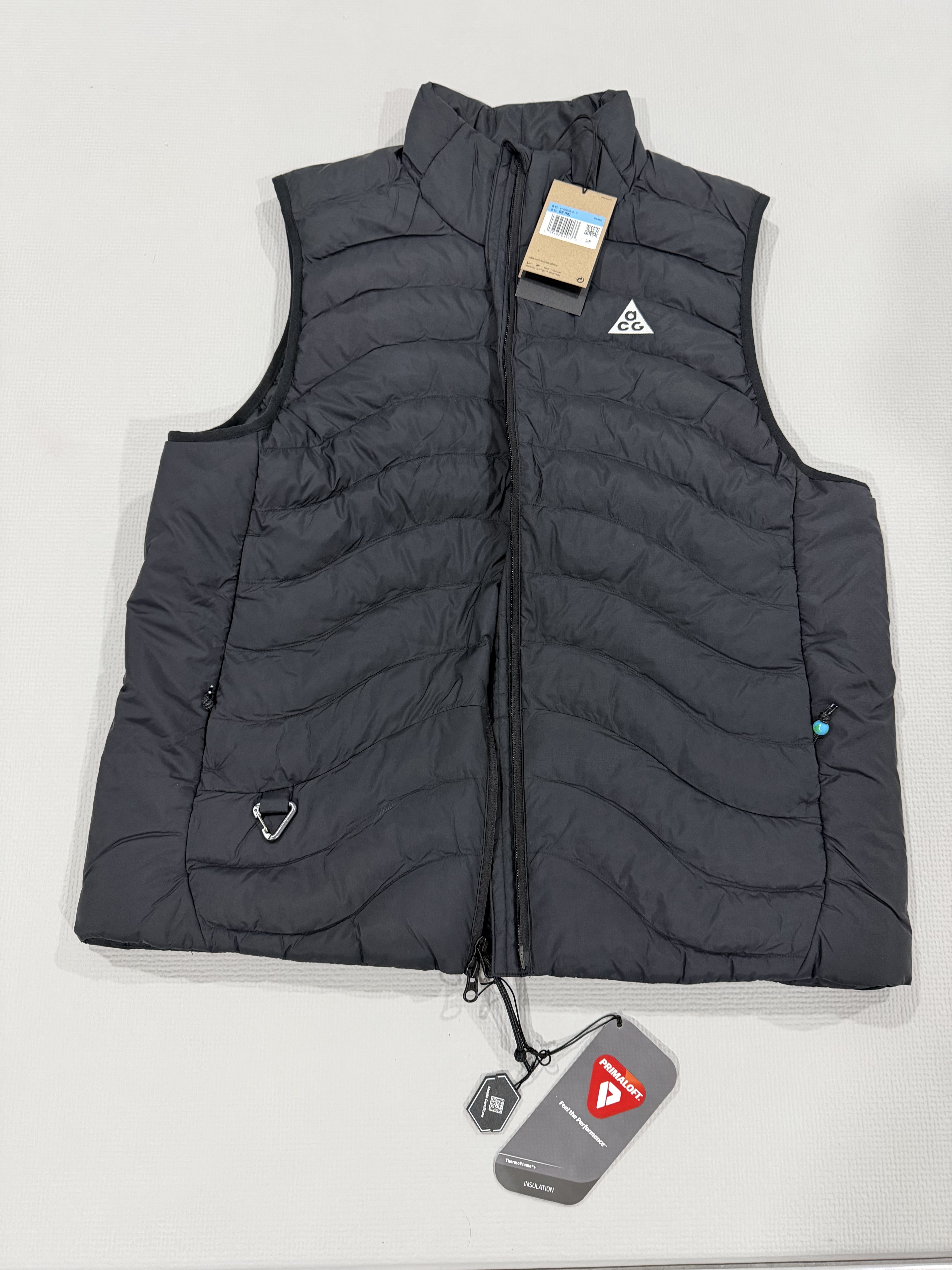 Nike ACG Lava Flow Therma-Fit ADV Vest Black Summit White - Asia 착용 스타일