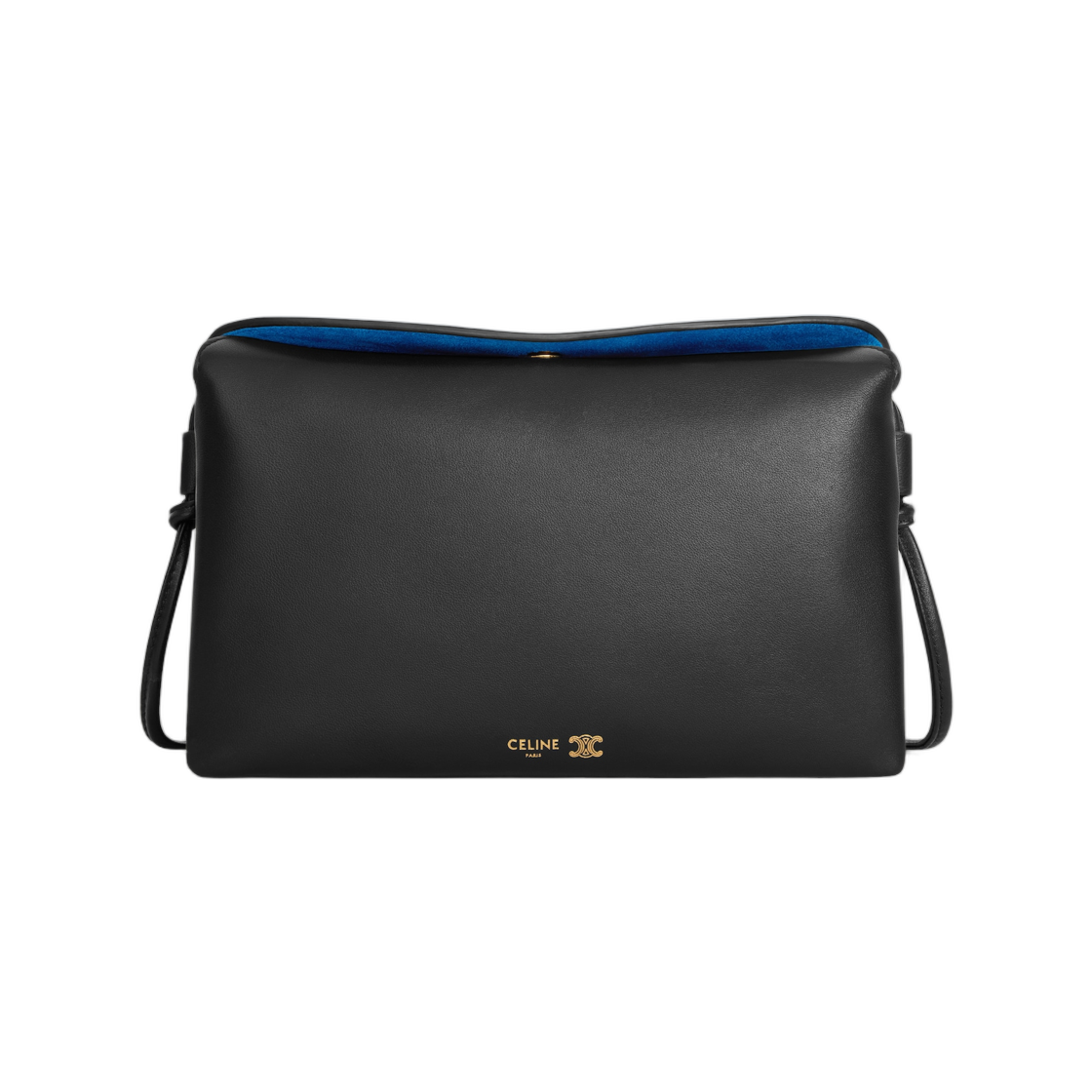 10P862O86-38NO Celine Trio Flap In Smooth Lambskin Black