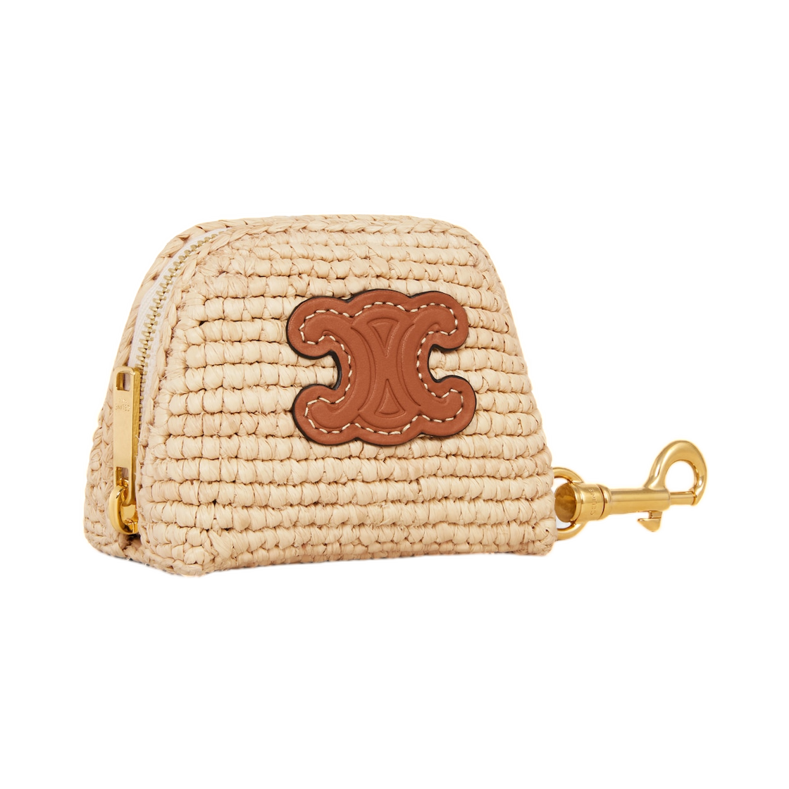셀린느 마이크로 트리옹프 참 라피아 내츄럴 탄(Celine Micro Triomphe Charm In Raffia Natural Tan) - 2