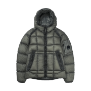 C.P. Company D.D. Shell Hooded Down Jacket Gunmetal - 25FW