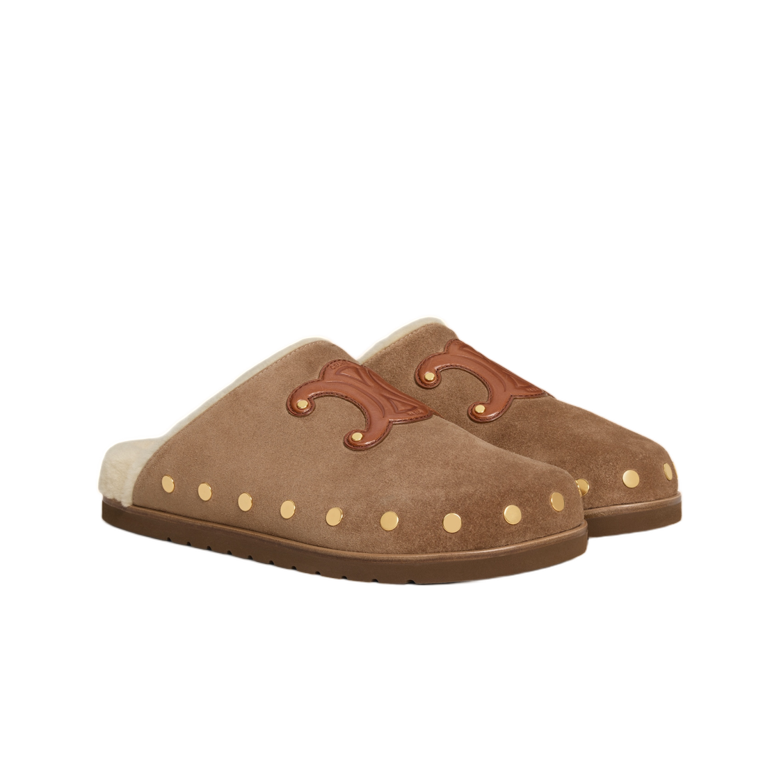 (W) 셀린느 피테아 클로그 카프스킨 피넛((W) Celine Pitea Clog In Calfskin Peanut) - 2