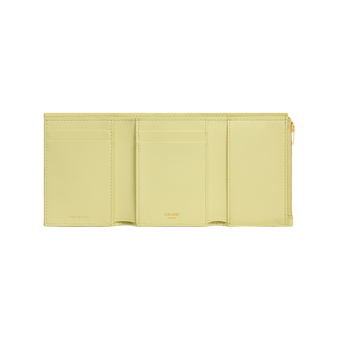 셀린느 파인 스트랩 월렛 니노 서플 그레인드 카프스킨 시트러스(Celine Fine Strap Wallet Nino In Supple Grained Calfskin Citrus) - 2