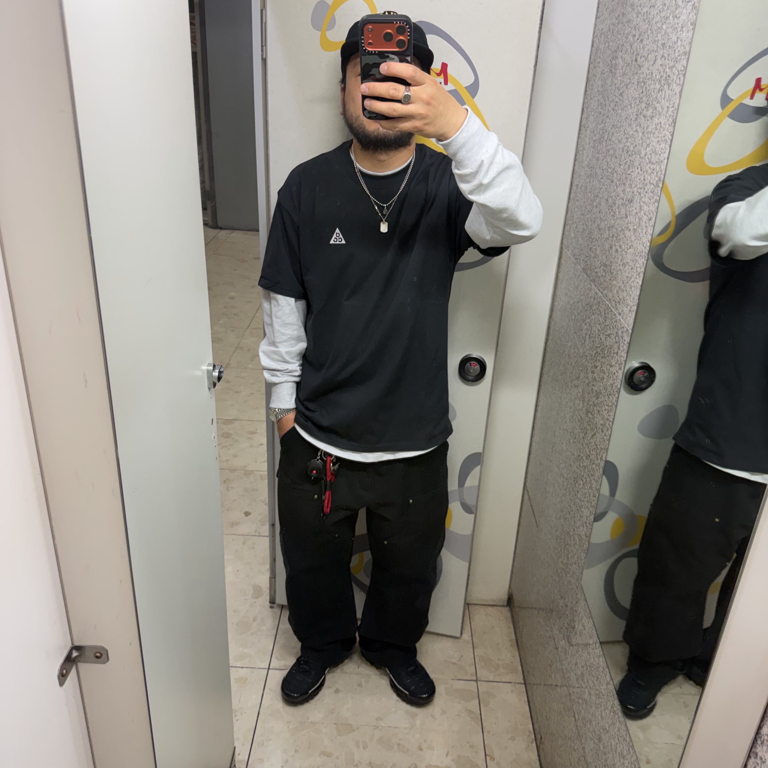 Nike ACG Max 90 T-Shirt Black - Asia 착용 스타일