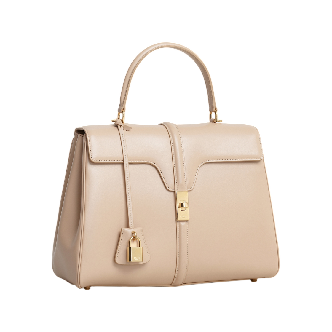 셀린느 클래식 16 백 사티네이티드 카프스킨 누드(Celine Classique 16 Bag In Satinated Calfskin Nude) - 2