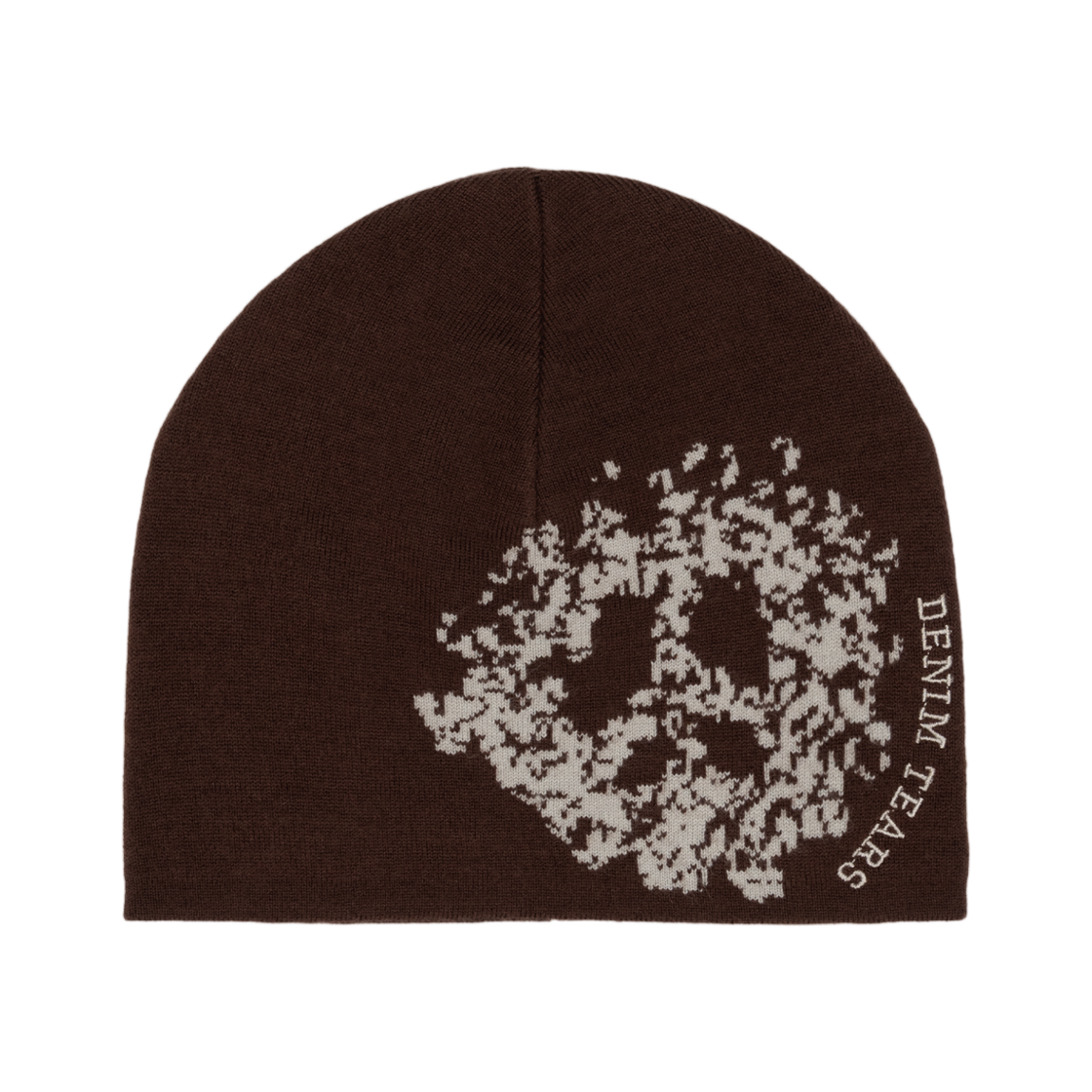 데님 티어스 x 코르테이즈 데님 유니버시티 비니 브라운(Denim Tears x Corteiz Denim University Beanie Brown)