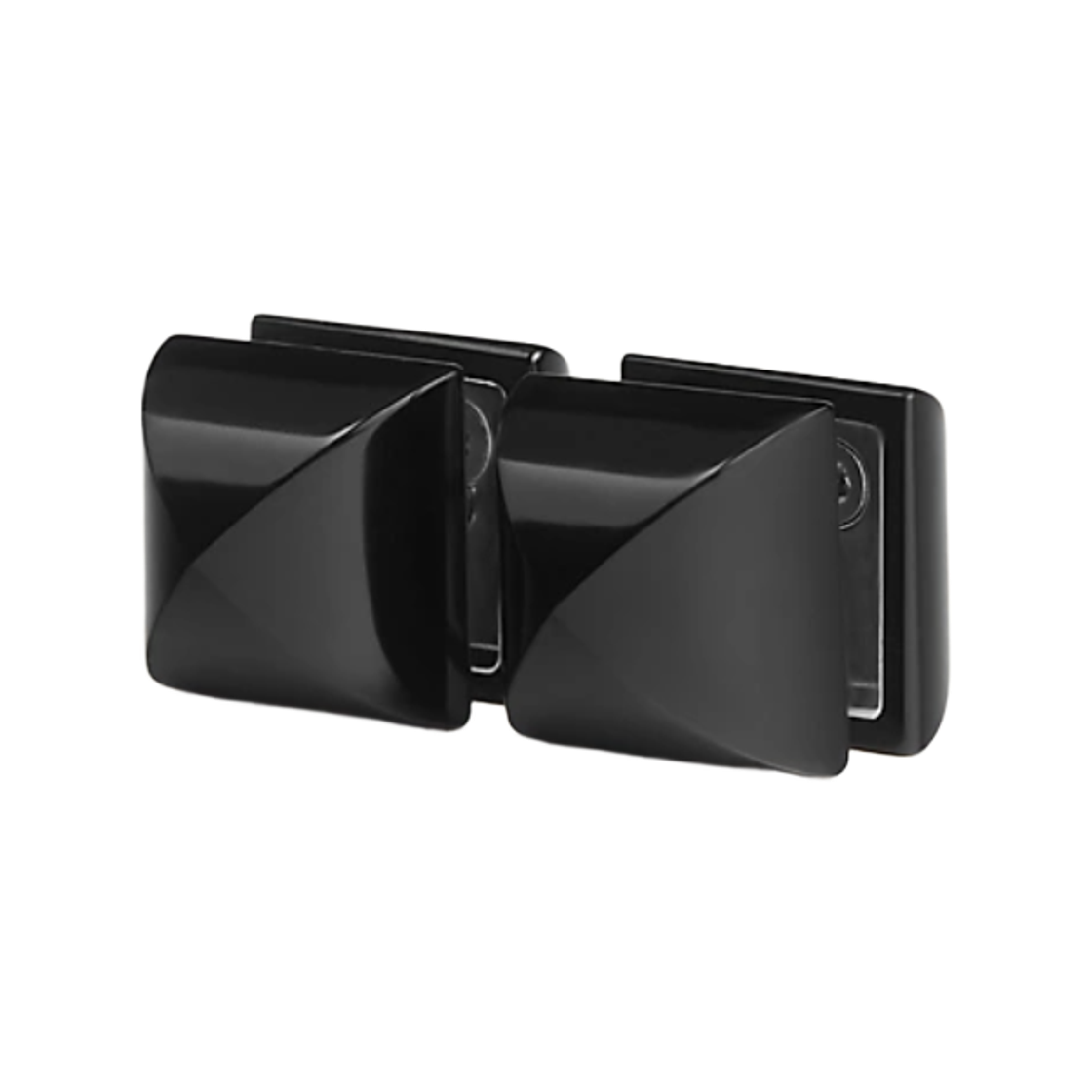 (W) 에르메스 메도르 알루 스터드 이어링 누아((W) Hermes Medor Alu Stud Earrings Noir) - 1