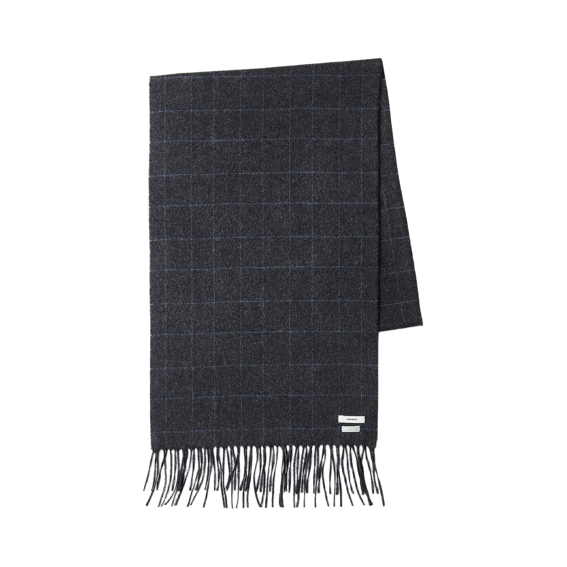 - everyone x A.Presse Cashmere Muffler Charcoal Window Pane