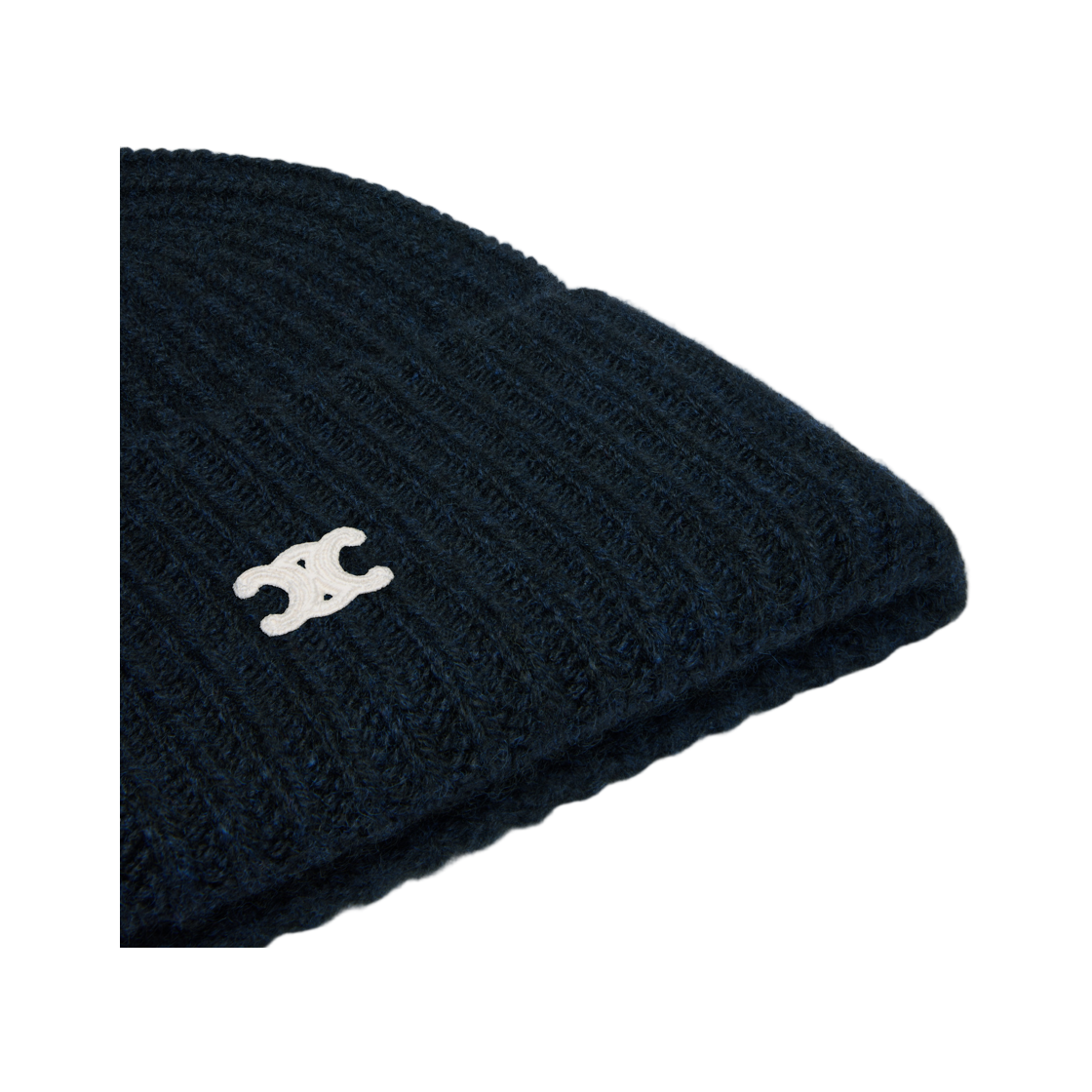 셀린느 트리옹프 비니 심리스 캐시미어 네이비(Celine Triomphe Beanie In Seamless Cashmere Navy) - 3