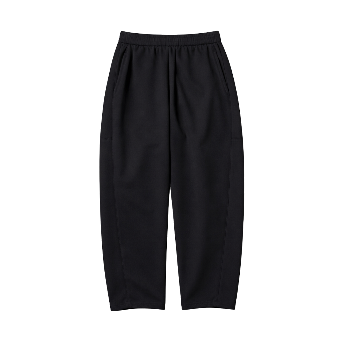 (W) 유니클로 드라이 스웨트 배럴 팬츠 블랙 - JP((W) Uniqlo Dry Sweat Barrel Pants Black - JP)