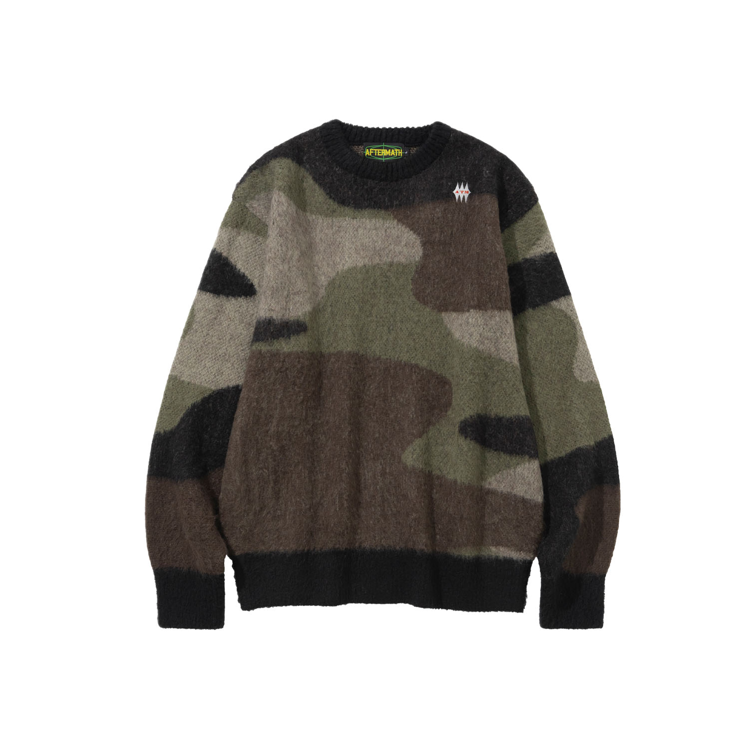 애프터매스 우드랜드 모헤어 니트 카모(Aftermath Woodland Mohair Knit Camo) - 2