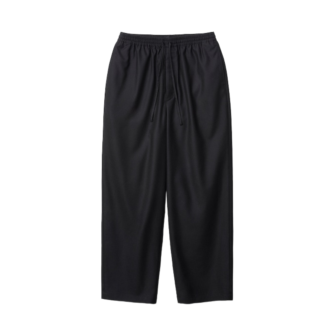- everyone x A.Presse Cashmere Easy Trousers Black