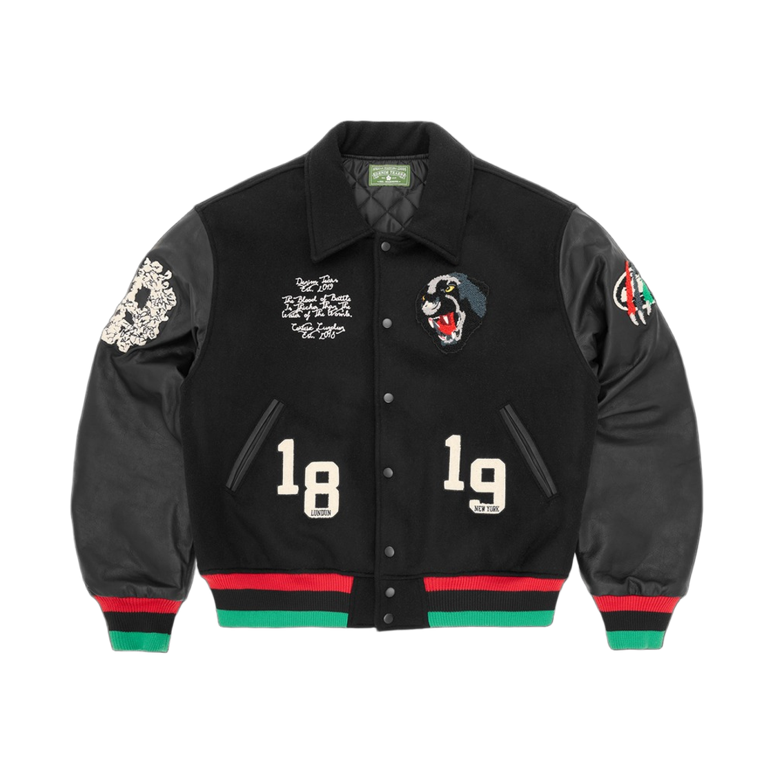 데님 티어스 x 코르테이즈 코르티어스 팬서 바시티 자켓(Denim Tears x Corteiz Cortears Panther Varsity Jacket) - 2