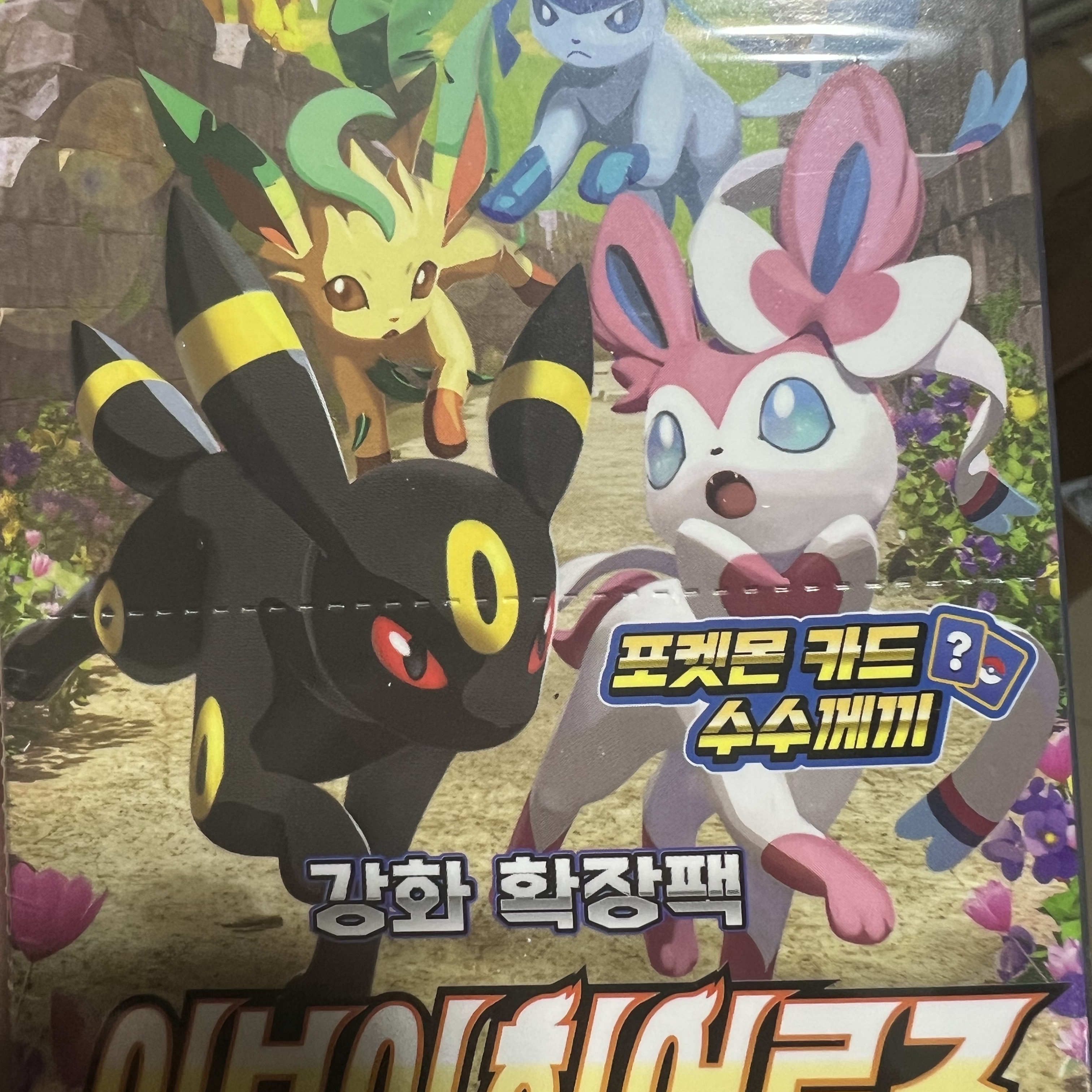 Pokemon TCG Sword & Shield Enhanced Expansion Pack Eevee Heroes Box (Pack of 30) 착용 스타일