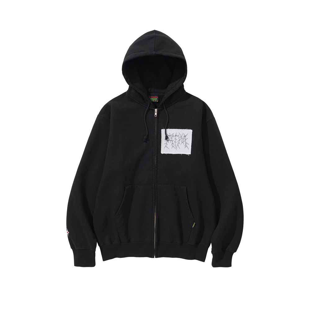 애프터매스 패치 집 후디 블랙(Aftermath Patch Zip Hoodie Black) - 2