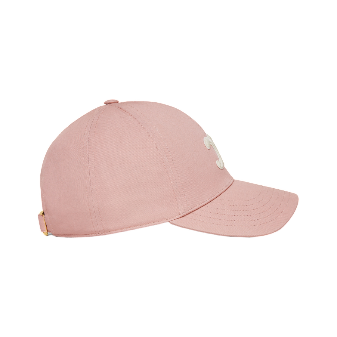 셀린느 트리옹프 베이스볼 캡 코튼 개버딘 빈티지 핑크(Celine Triomphe Baseball Cap In Cotton Gabardine Vintage Pink) - 3