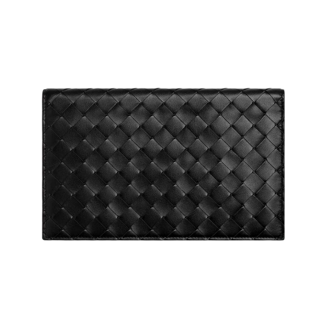 855189V2HL38803 Bottega Veneta Intrecciato Check-In Organizer Black