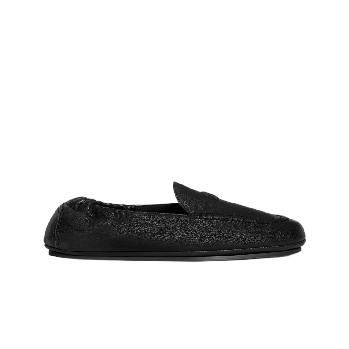 (W) 셀린느 아담 슬립온 로퍼 고트스킨 블랙((W) Celine Adam Slip-On Loafer In Goatskin Black)