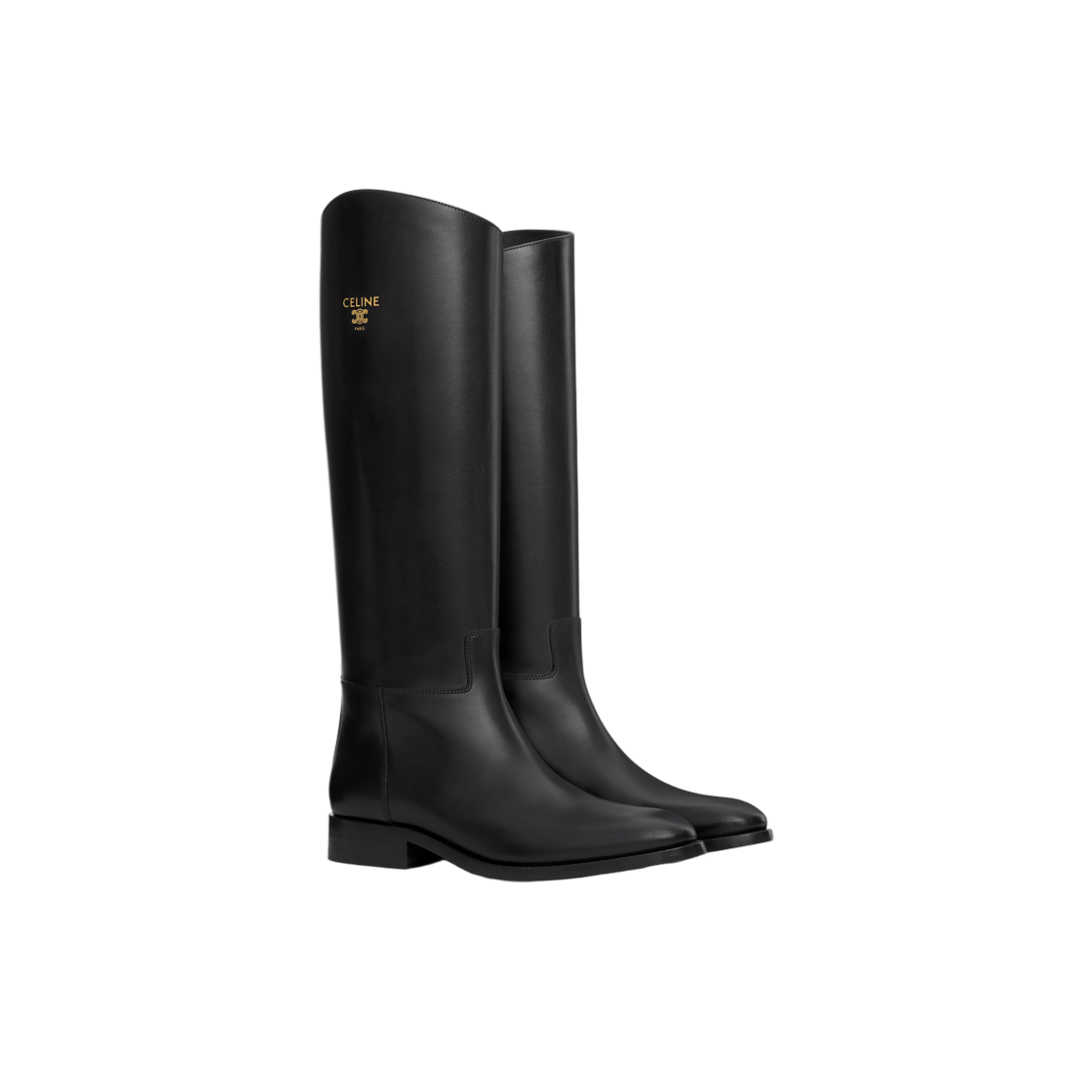 (W) 셀린느 아나이스 라이딩 부츠 카프스킨 블랙((W) Celine Anais Riding Boot In Calfskin Black) - 2