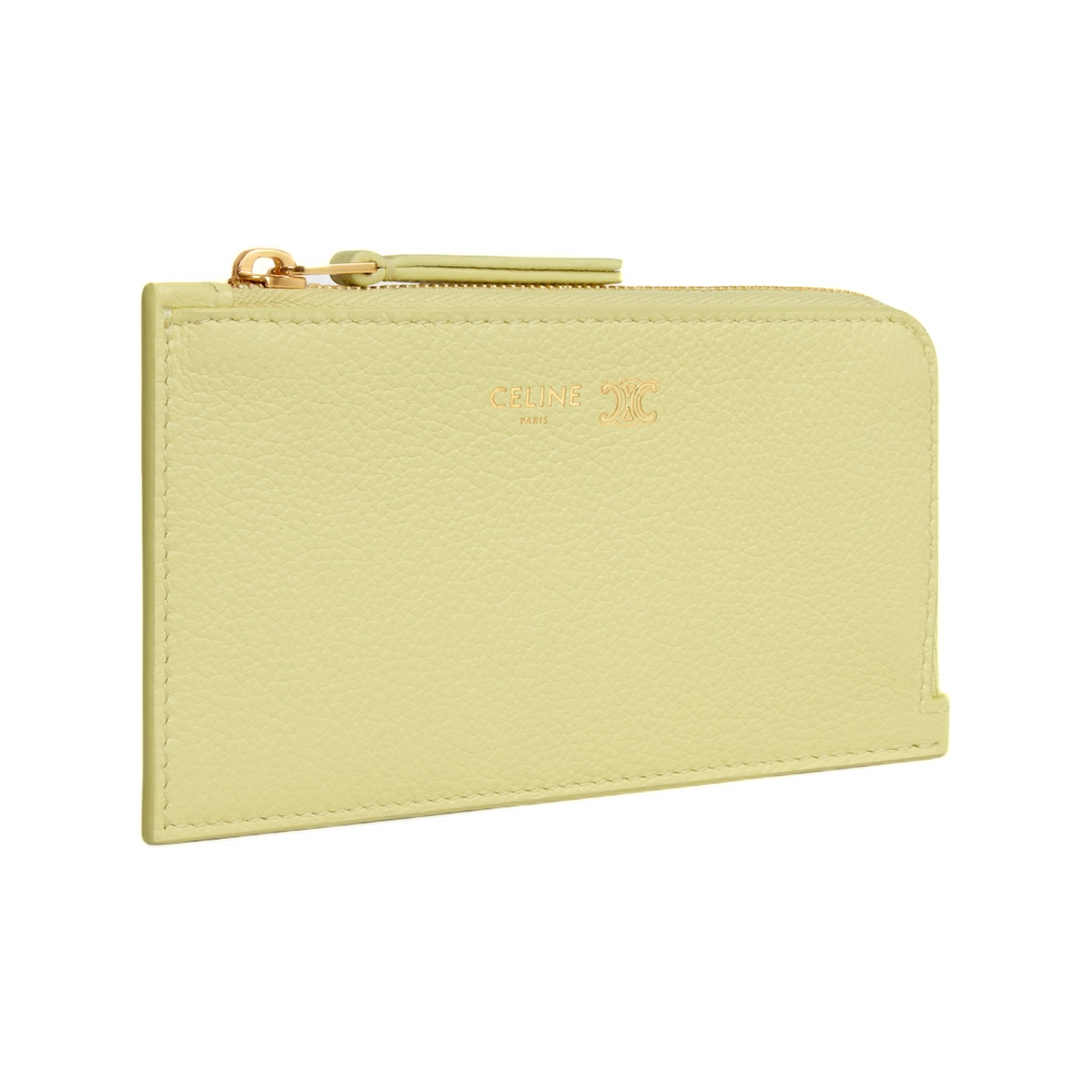셀린느 롱 지퍼 카드 홀더 서플 그레인드 카프스킨 시트러스 사파리(Celine Long Zipped Card Holder In Supple Grained Calfskin Citrus Safari) - 3