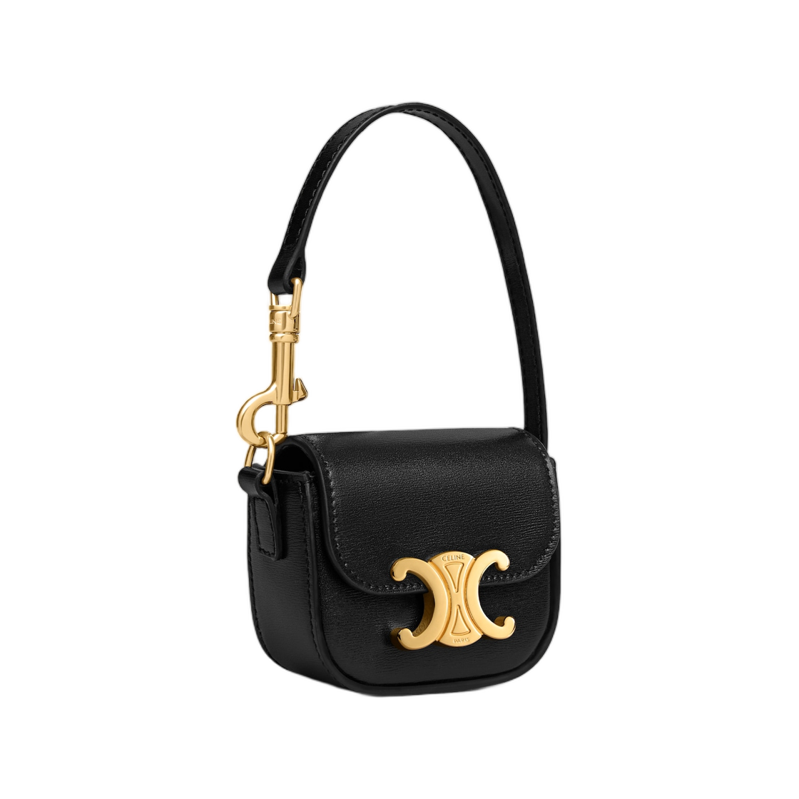 셀린느 마이크로 클로드 샤이니 카프스킨 블랙(Celine Micro Claude In Shiny Calfskin Black) - 2