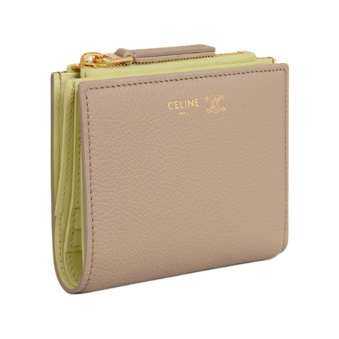 셀린느 컴팩트 월렛 서플 그레인드 카프스킨 사파리 시트러스(Celine Compact Wallet In Supple Grained Calfskin Safari Citrus) - 3