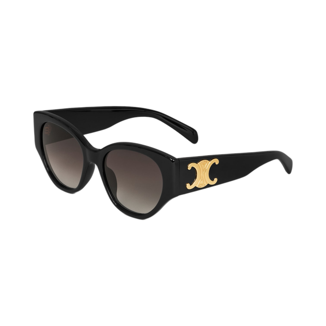 셀린느 트리옹프 XL 03 선글라스 아세테이트 블랙(Celine Triomphe XL 03 Sunglasses In Acetate Black) - 2