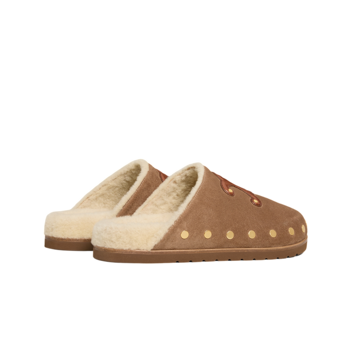 (W) 셀린느 피테아 클로그 카프스킨 피넛((W) Celine Pitea Clog In Calfskin Peanut) - 3
