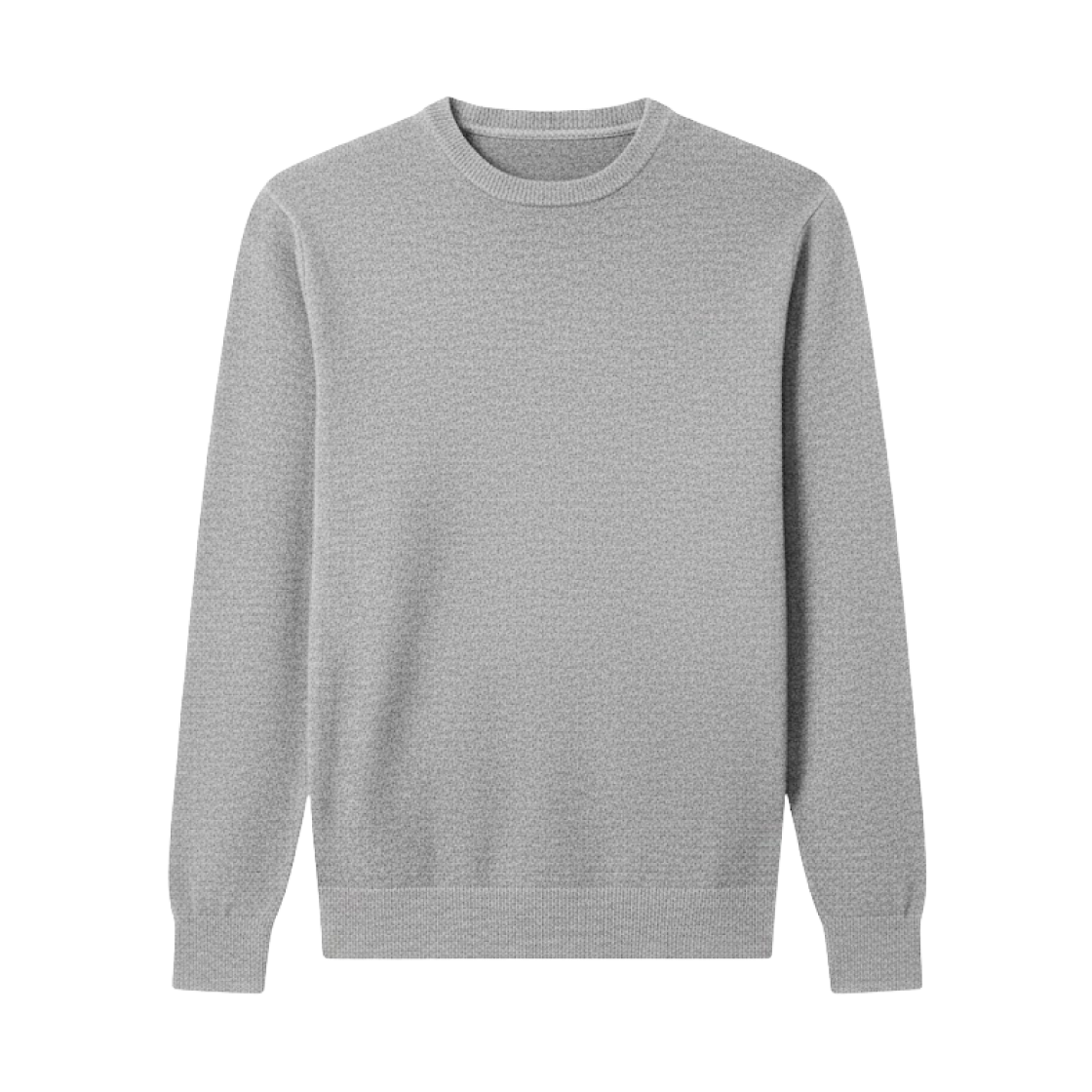 479791-03 Uniqlo Soft Knit Fleece Crewneck T-Shirt Gray - JP