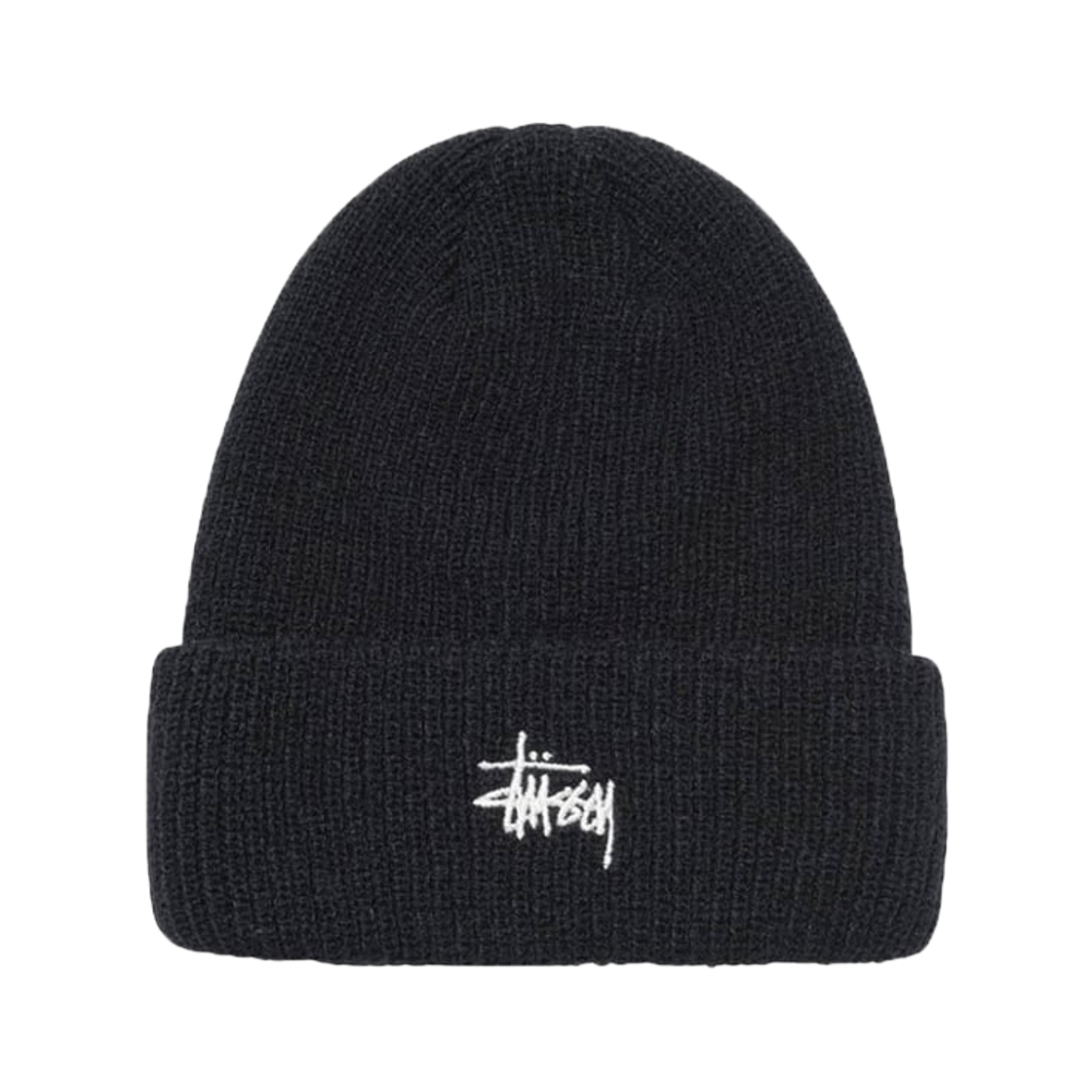 132998 Stussy Basic Cuff Beanie Black